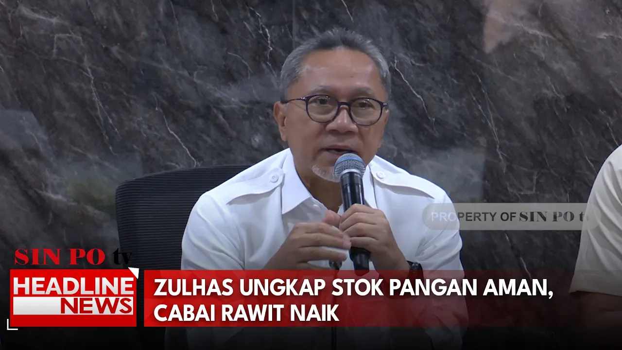 Zulhas Ungkap Stok Pangan Aman, Cabai Rawit Naik