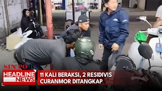 11 Kali Beraksi, 2 Residivis Curanmor Ditangkap