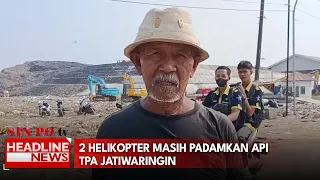 2 Helikopter Masih Padamkan Api TPA Jatiwaringin