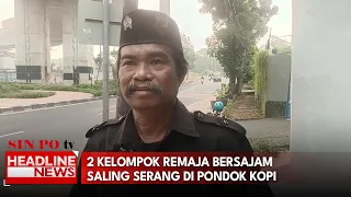 2 Kelompok Remaja Bersajam Saling Serang di Pondok Kopi