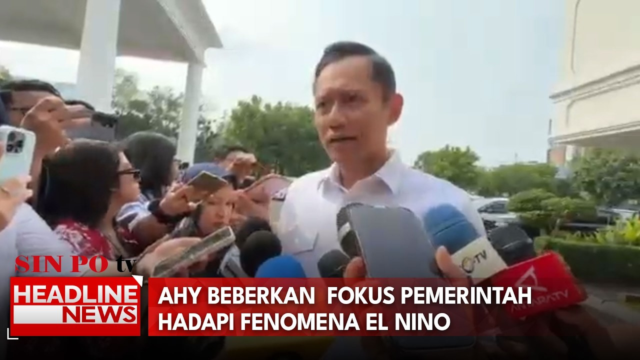 AHY Beberkan  Fokus Pemerintah Hadapi Fenomena El Nino