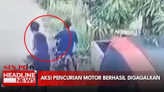 Aksi Pencurian Motor Berhasil Digagalkan