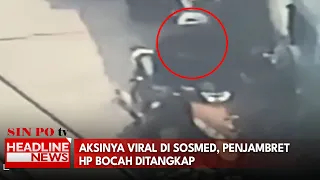 Aksinya Viral Di Sosmed, Penjambret Hp Bocah Ditangkap