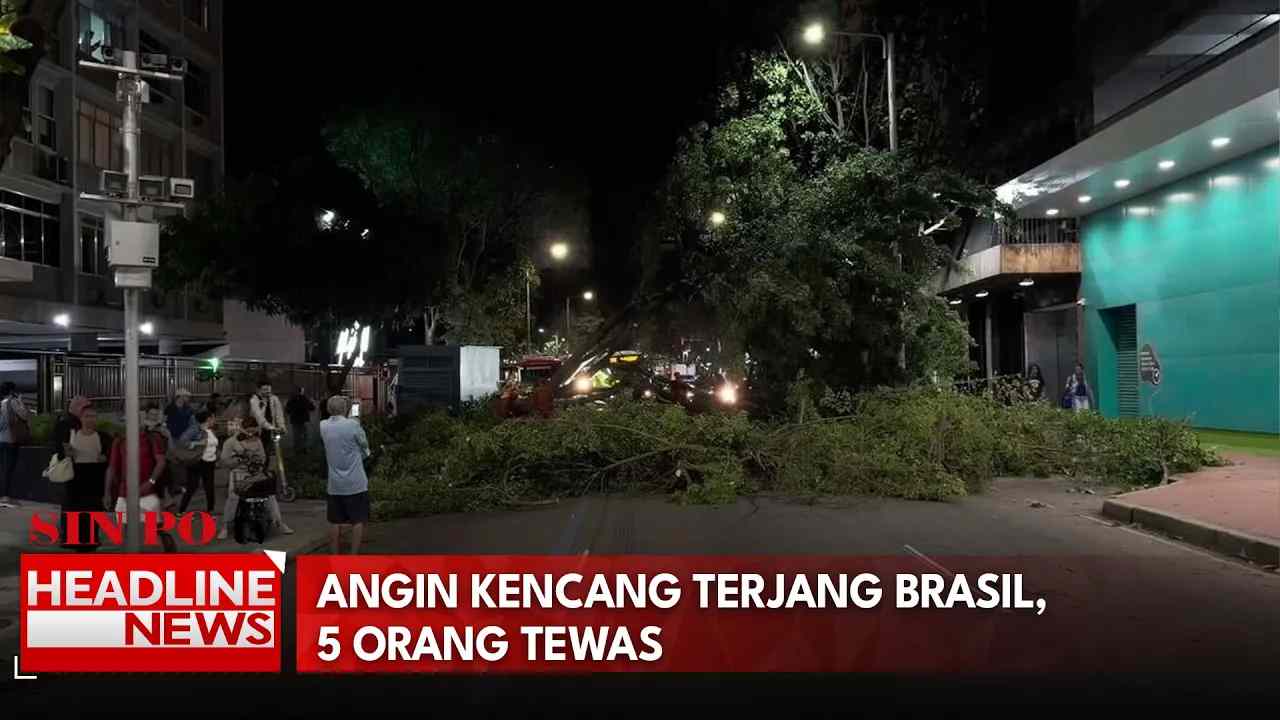 Angin Kencang Terjang Brasil, 5 Orang Tewas