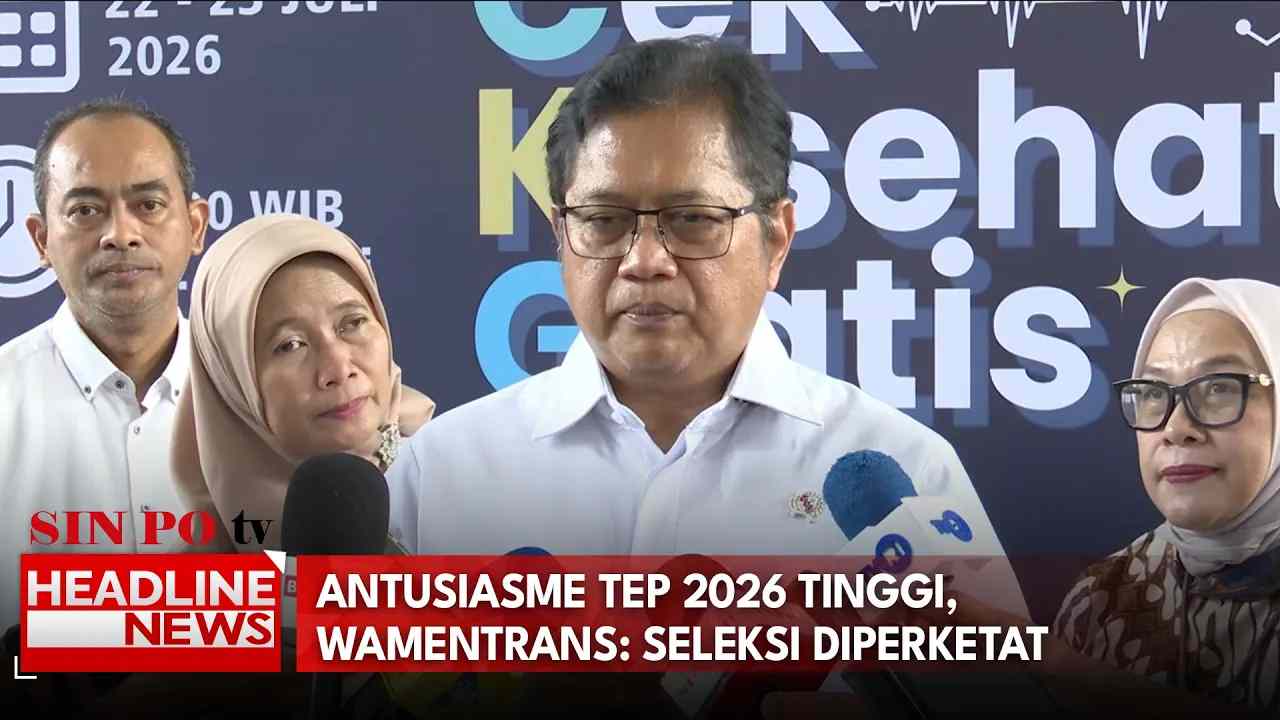 Antusiasme TEP 2026 Tinggi, Wamentrans: Seleksi Diperketat
