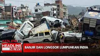 Banjir Dan Longsor Lumpuhkan India