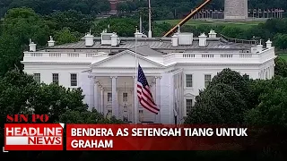 Bendera AS Setengah Tiang Untuk Graham