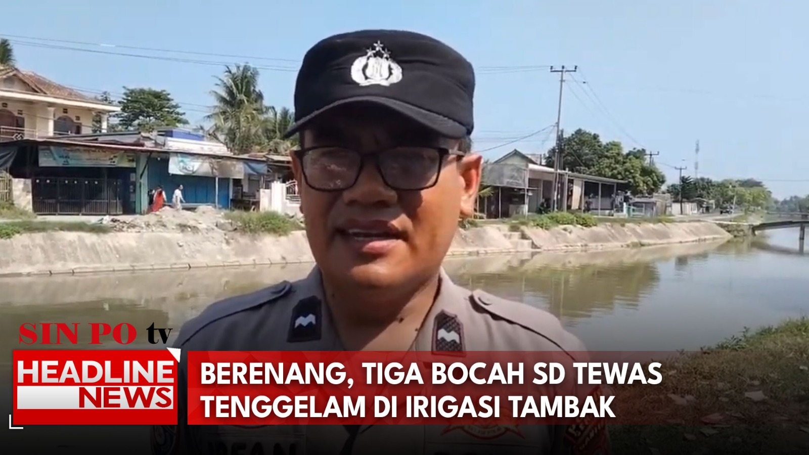 Berenang, 3 Bocah SD Tewas Tenggelam Di Irigasi Tambak