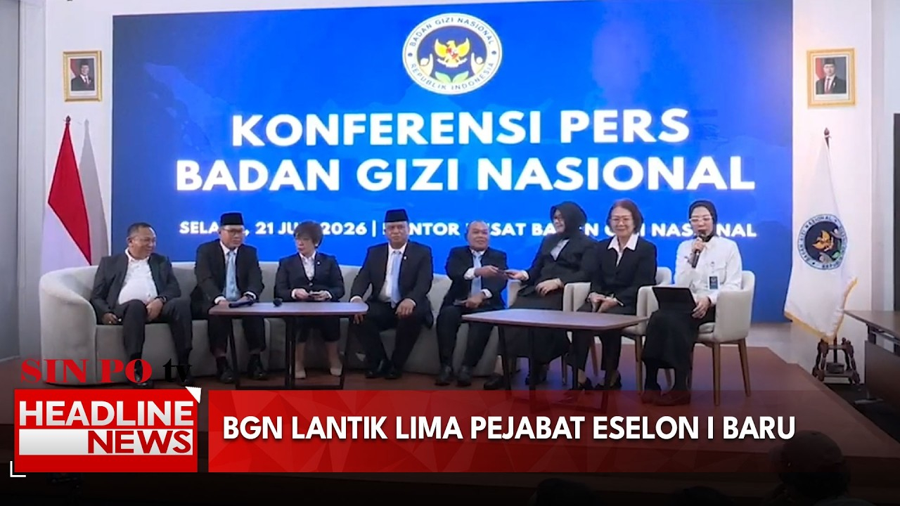 BGN Lantik Lima Pejabat Eselon I Baru