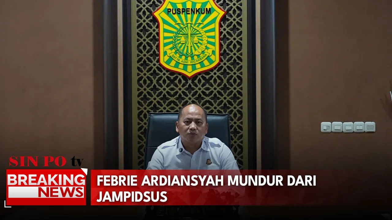 Breaking News : Febrie Ardiansyah Mundur Dari Jampidsus
