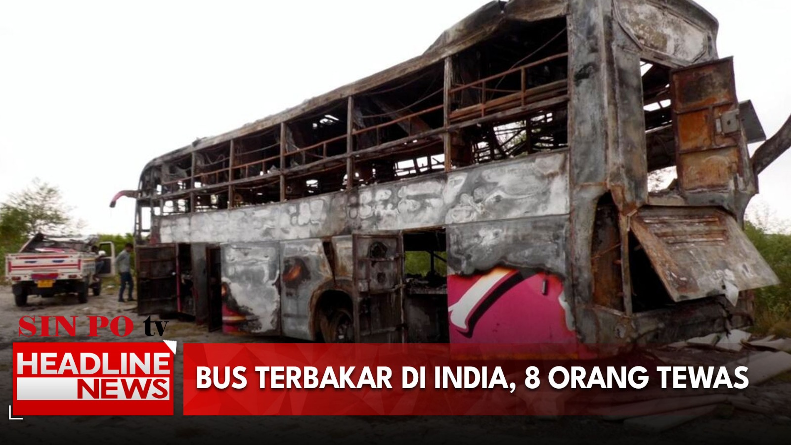 Bus Terbakar di India, 8 Orang Tewas
