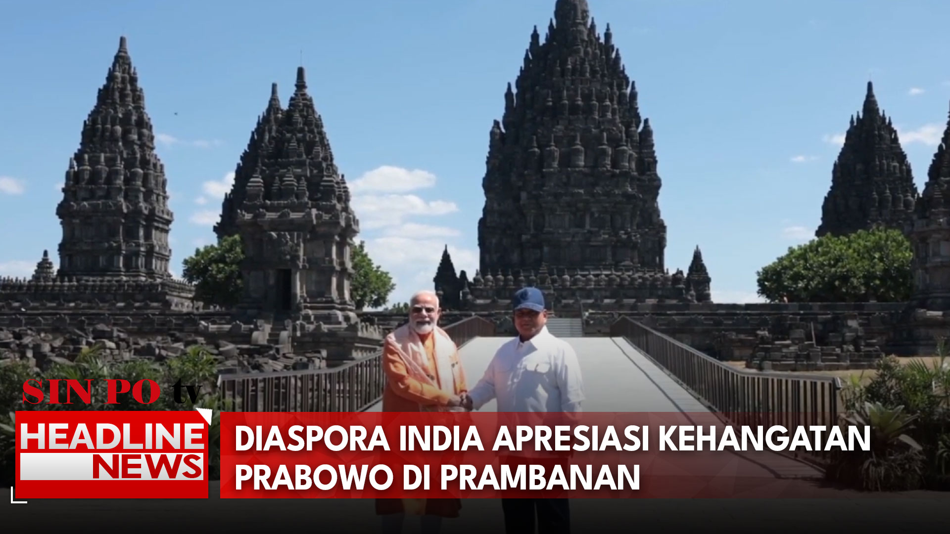 Diaspora India Apresiasi Kehangatan Prabowo di Prambanan