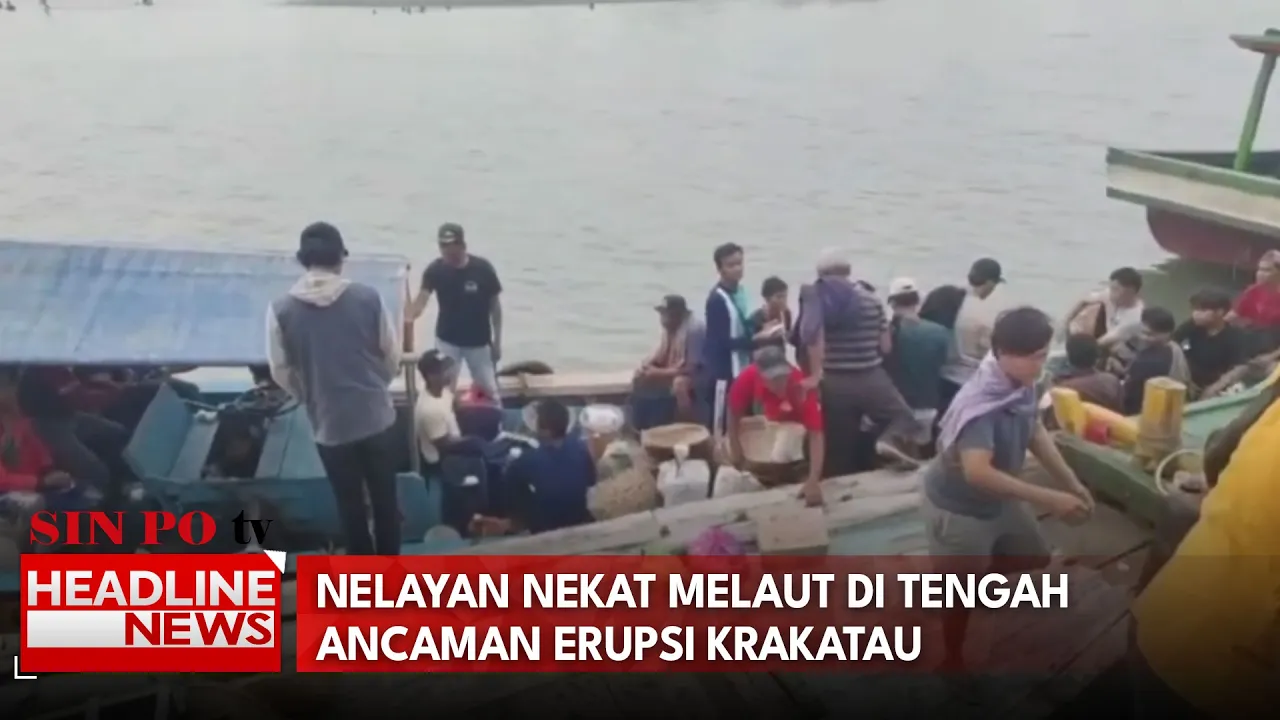 Dihantui Erupsi Krakatau, Nelayan Labuan Pandeglang Nekat Tetap Melaut