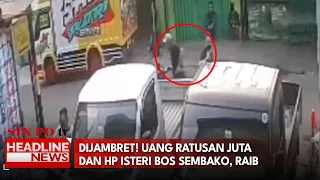 Dijambret! Uang Ratusan Juta Dan HP Isteri Bos Sembako, Raib