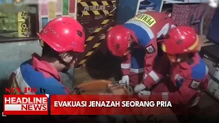 Evakuasi Jenazah Seorang Pria