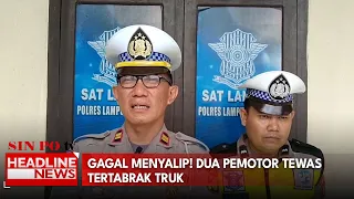 Gagal Menyalip! Dua Pemotor Tewas Tertabrak Truk