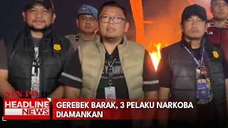 Gerebek Barak, 3 Pelaku Narkoba Diamankan