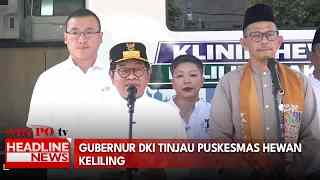 Gubernur DKI Tinjau Puskesmas Hewan Keliling