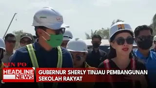 Gubernur Sherly Tinjau Pembangunan Sekolah Rakyat