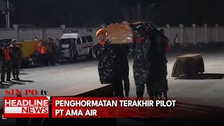 Gugur Saat Layani Misi Kemanusiaan, Pilot Ama Air Diberi Penghormatan Terakhir