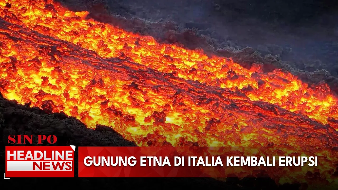 Gunung Etna Di Italia Kembali Erupsi