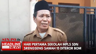 Hari Pertama Sekolah MPLS SDN Srengseng Sawah 15 Diteror Bom