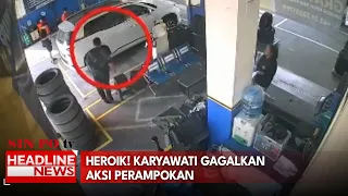 Heroik! Karyawati Gagalkan Aksi Perampokan