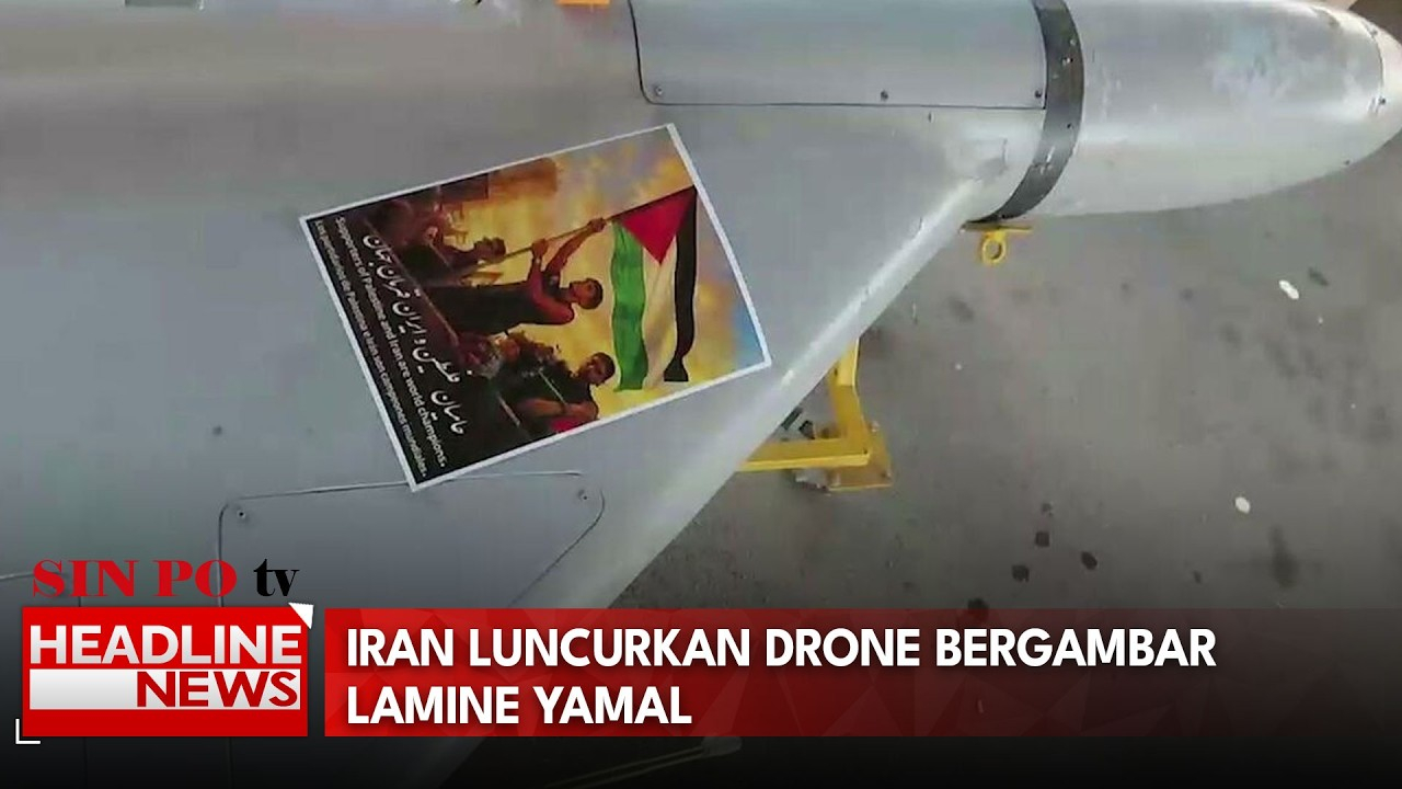 Iran Luncurkan Drone Bergambar Lamine Yamal