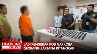 Jadi Pengedar Pod Narkoba, Seorang Sarjana Ditangkap