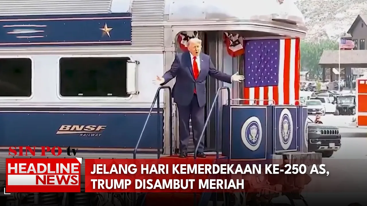 Jelang Hari Kemerdekaan Ke-250 AS, Trump Disambut Meriah