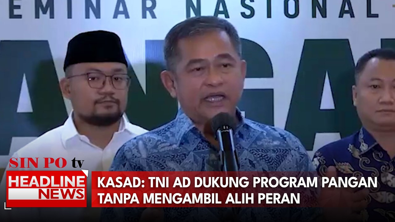 Kasad: TNI AD Dukung Program Pangan Tanpa Mengambil Alih Peran
