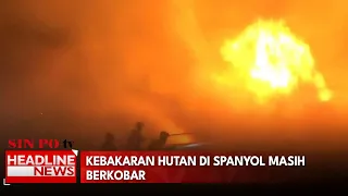 Kebakaran Hutan di Spanyol Masih Berkobar