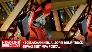 Kecelakaan Kerja, Sopir Dump Truck Tewas Tertimpa Portal
