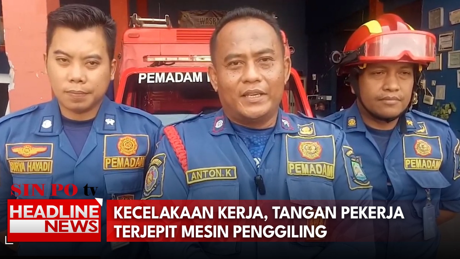 Kecelakaan Kerja, Tangan Pekerja Terjepit Mesin Penggiling