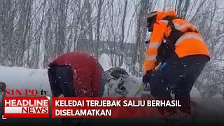 Keledai Terjebak Salju Berhasil Diselamatkan
