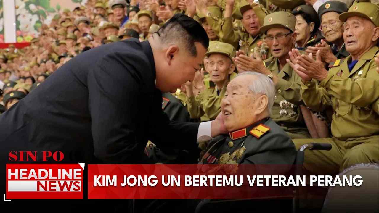 Kim Jong Un Bertemu Veteran Perang