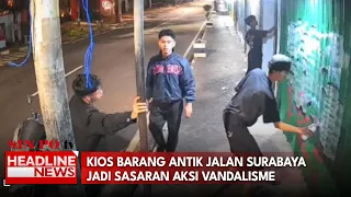 Kios Barang Antik Jalan Surabaya Jadi Sasaran Aksi Vandalisme
