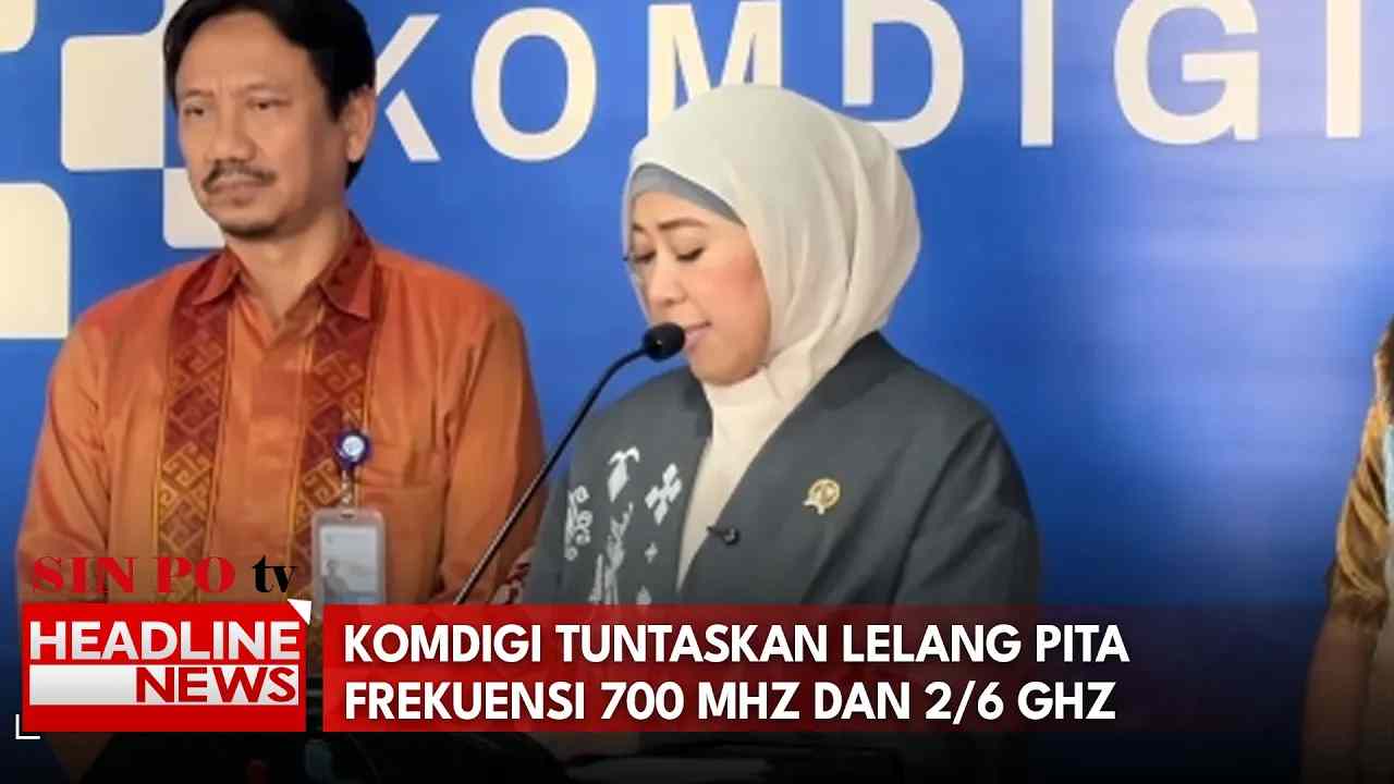 Komdigi Tuntaskan Lelang Pita Frekuensi 700 MHZ dan 2/6 GHZ