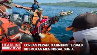 Korban Perahu Katinting Terbalik Ditemukan Meninggal Dunia