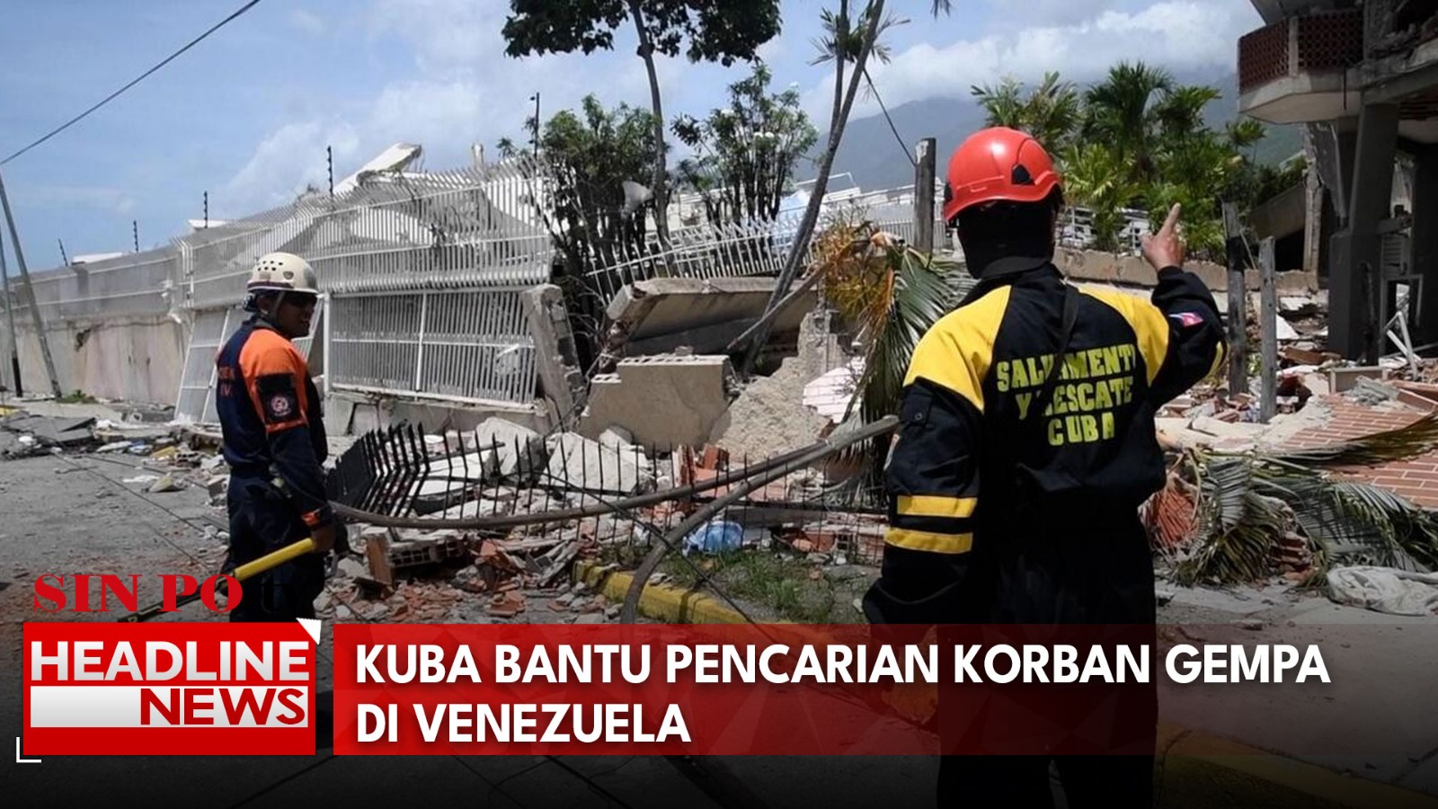 Kuba Bantu Pencarian Korban Gempa di Venezuela