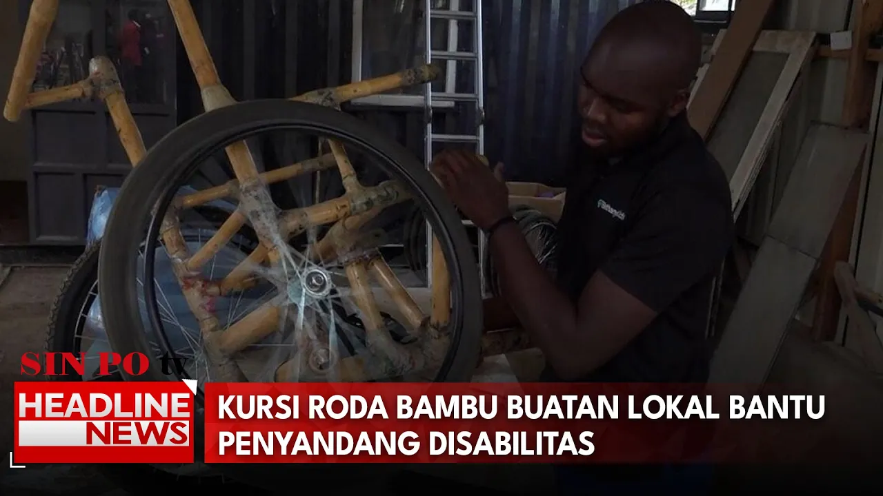 Kursi Roda Bambu Buatan Lokal Bantu Penyandang Disabilitas