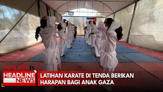 Latihan Karate di Tenda Berikan Harapan Bagi Anak Gaza