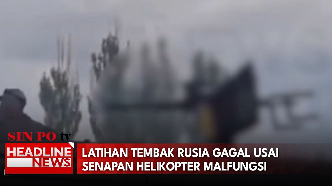 Latihan Tembak Rusia Gagal Usai Senapan Helikopter Malfungsi