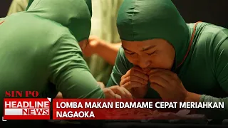 Lomba Makan Edamame Cepat Meriahkan Nagaoka