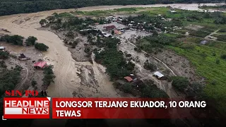 Longsor Terjang Ekuador, 10 Orang Tewas