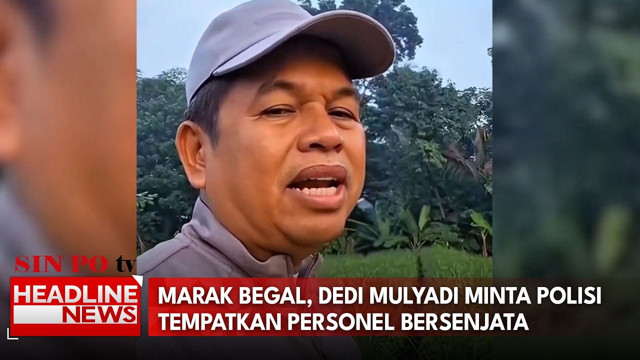 Marak Begal, Dedi Mulyadi Minta Polisi Tempatkan Personel Bersenjata