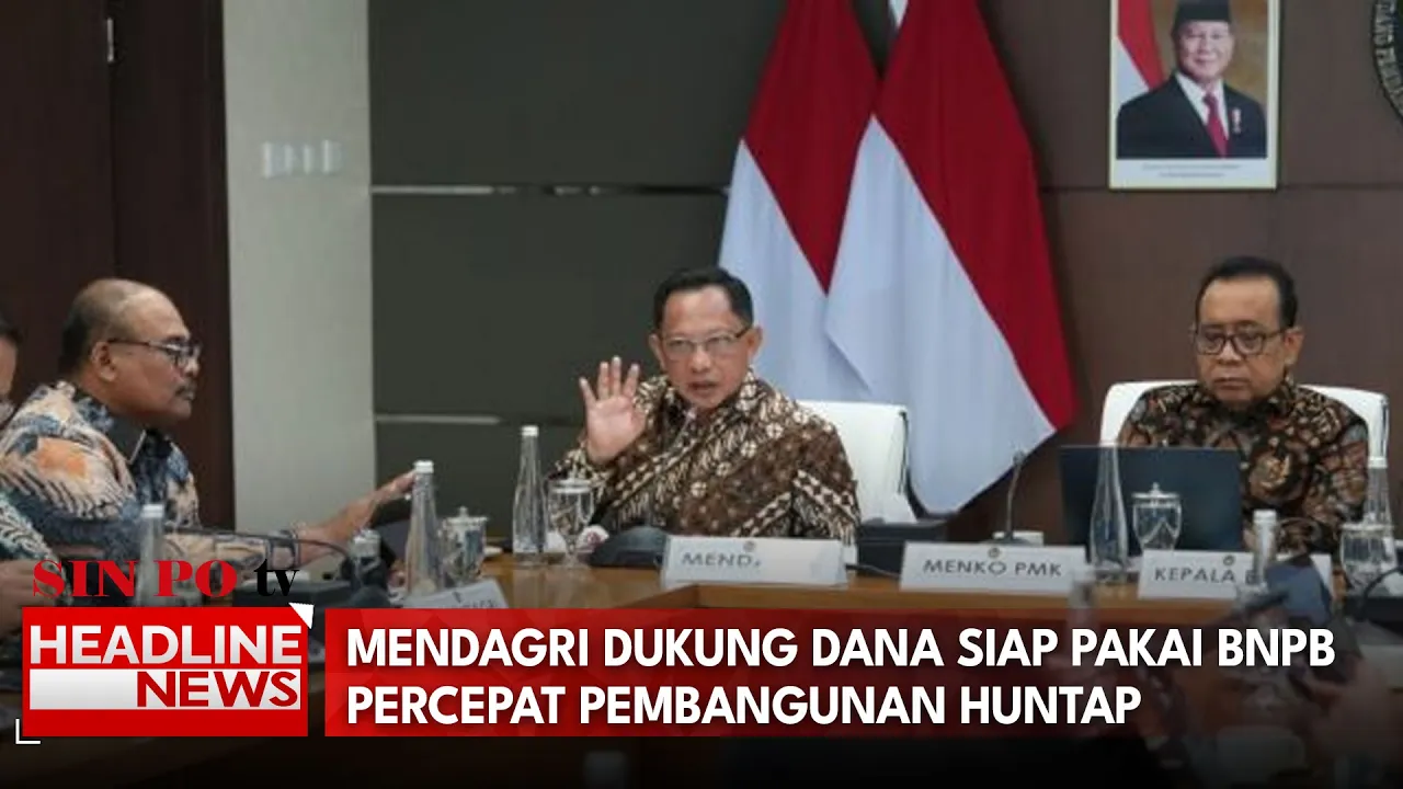 Mendagri Dukung Dana Siap Pakai BNPB Percepat Pembangunan Huntap