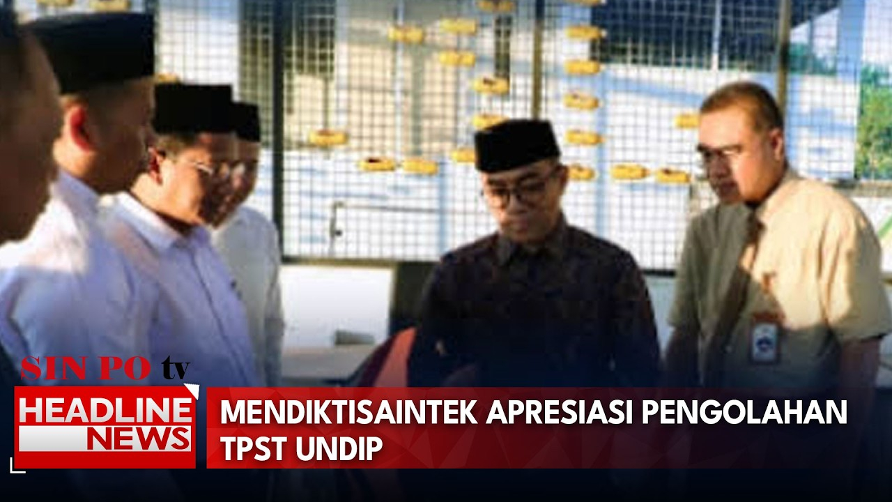 Mendiktisaintek Apresiasi Pengolahan TPST Undip