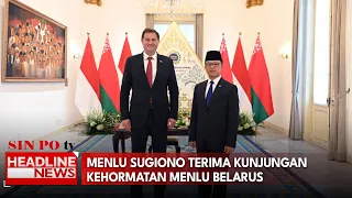 Menlu Sugiono Terima Kunjungan Kehormatan Menlu Belarus
