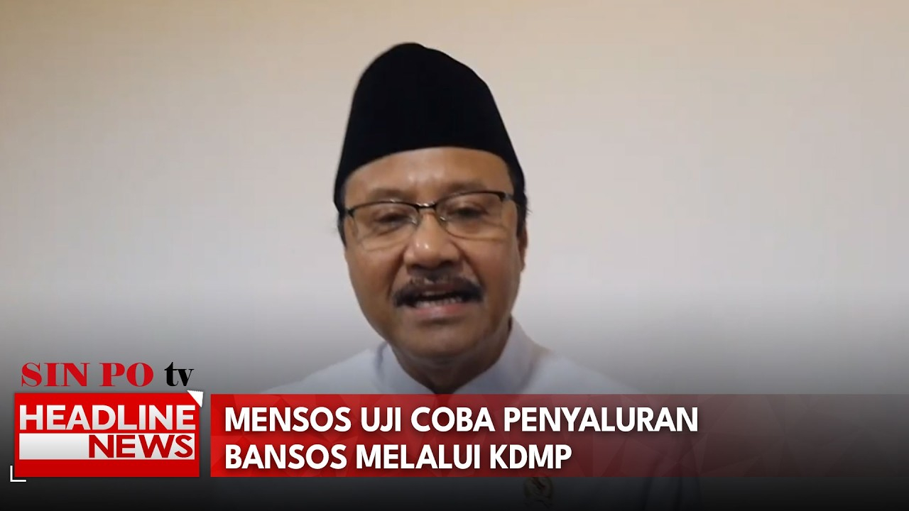 Mensos Uji Coba Penyaluran Bansos Melalui KDMP